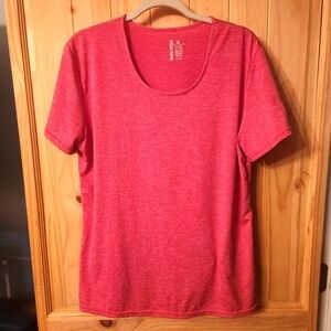 (2) Athletic cool t-shirts XL, like new.  (1) Black and (1) Pink